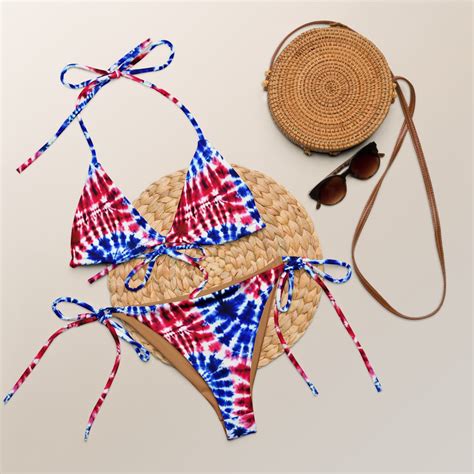 Tween Th Of July Bikini America Print Bathing Suit Usa Flag Print