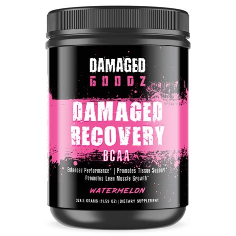 Muscle Recovery and Growth with Damaged Goodz