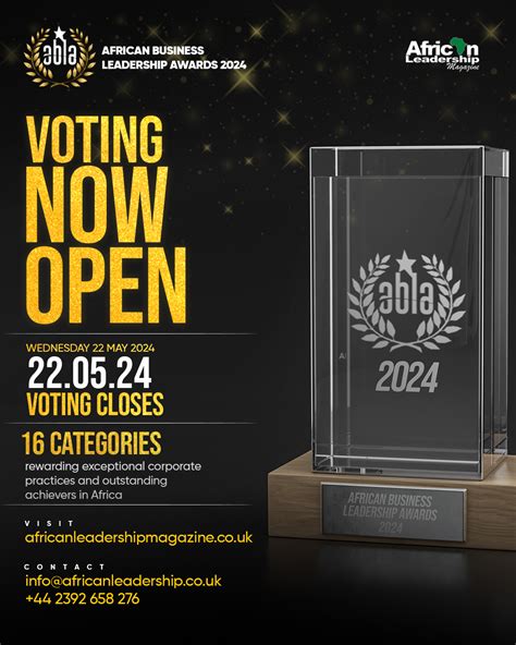 Voting Opens For African Business Leadership Awards Abla 2024