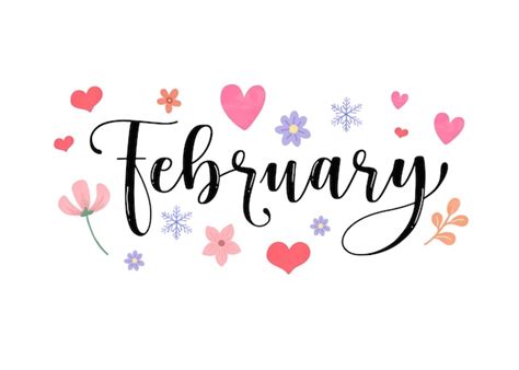 February Clip Art Vectors And Illustrations For Free Download Freepik