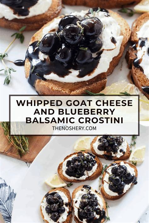 Whipped Goat Cheese And Blueberry Balsamic Crostini Artofit