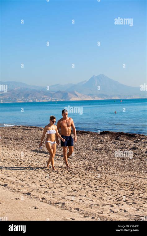 San Juan beach Alicante Spain Stock Photo - Alamy