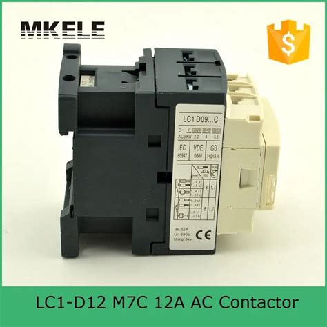 Aliexpress Buy LC1 D12 M7C 12A 3P NO NC Magnetic Contactor