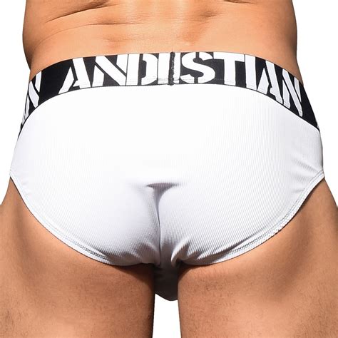 Andrew Christian Slip Almost Naked Power Rib Blanc Inderwear