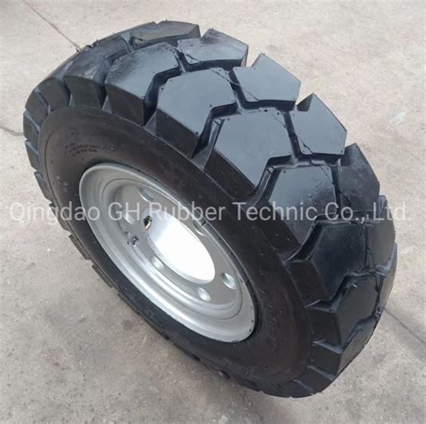 Pneumatic Forklift Tyres Tires Rim Wheel Dx D