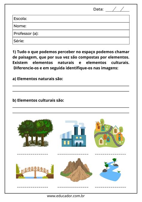 Atividades De Geografia 5o Ano Com Gabarito