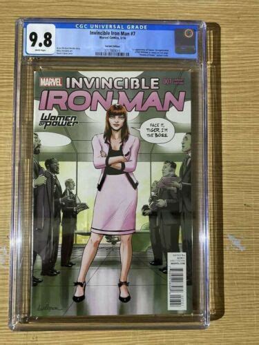 INVINCIBLE IRON MAN 7 WOP VARIANT 9 8 CGC 1st APP RIRI WILLIAMS