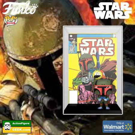 Star Wars Boba Fett Comic Cover Funko Pop Walmart Exclusive