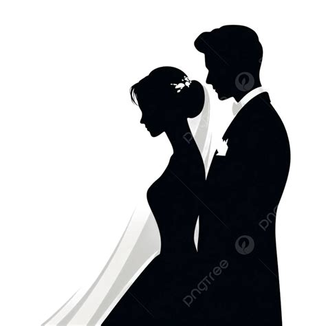 Bride In A Wedding Silhouette Clipart Wedding Clipart Bride Clipart