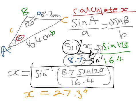 Sine Rule Math Gcse Maths Showme