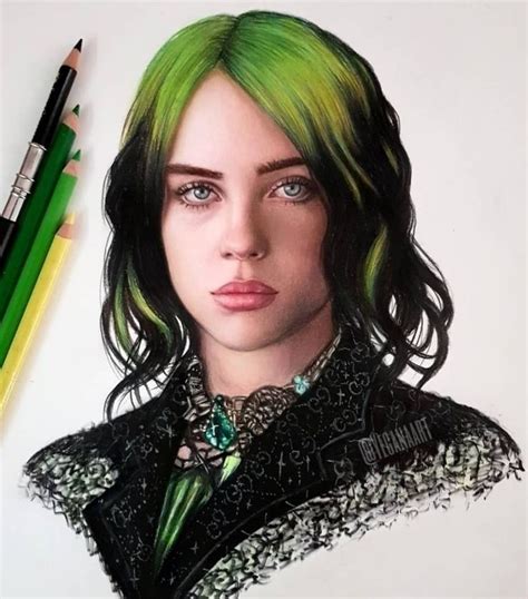 Clique No Pin In 2021 Billie Billie Eilish Celebrity Drawings