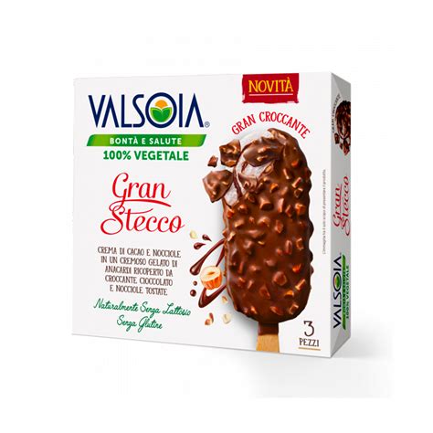 Valsoia Gelato 100 Vegetale Gran Stecco 3 Pezzi 240g Paladini