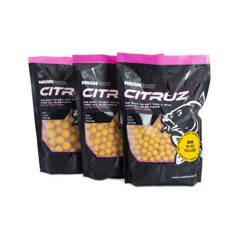 Boilies Nash Citruz Boilies Yellow