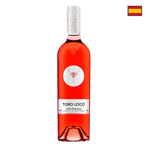 Vinho Espanhol Rosé Toro Loco Dop Utiel Requena 750ml Nono Bier