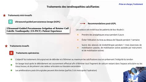 Module La Tendinopathie Calcifiante De L Paule Traitement Prise