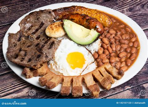 Colombian Bandeja Paisa Royalty-Free Stock Photography | CartoonDealer ...