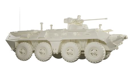 Archivo STL Vehículo blindado de transporte de tropas BTR 82ADiseño de