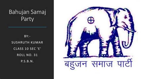 Bahujan samaj party | PPT