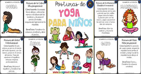 POSTURAS DE YOGA PARA NIÑOS Y NIÑAS Imagenes Educativas