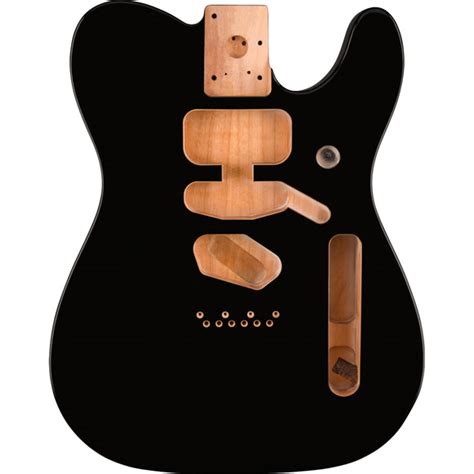 Fender Deluxe Series Telecaster Ssh Alder Body Modern Bridge Mount Black Sporthitech