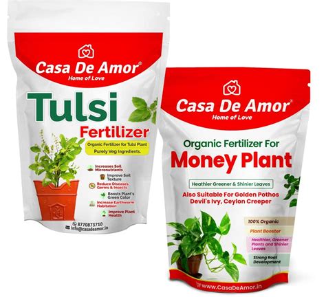 Casa De Amor Essential Combo Pack Tulsi Fertilizer Gm Money