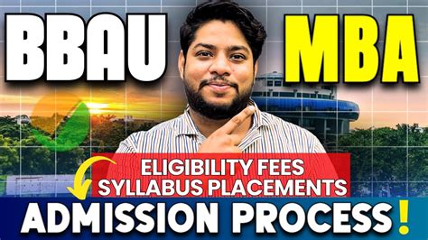 Bbau Mba Admission Process Seats Fee Structure Placement Cuet Pg Mba