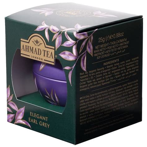 Ahmad Elegant Earl Grey 30g z linii luksusowych herbat Kew Garden