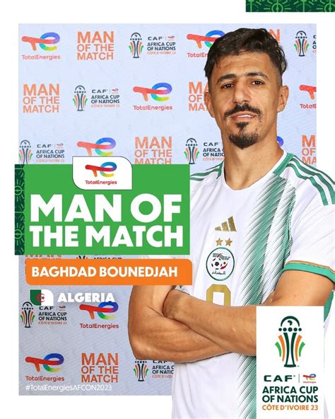 CAN 2023 Algérie vs Burkina Faso Baghdad Bounedjah élu homme du match