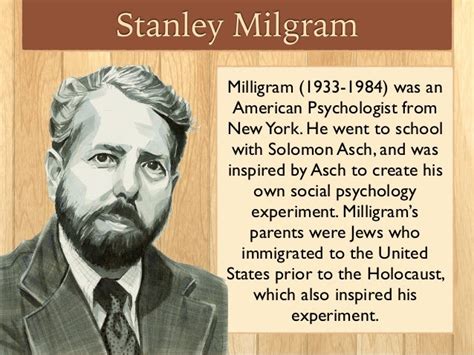 The Milgram Experiment