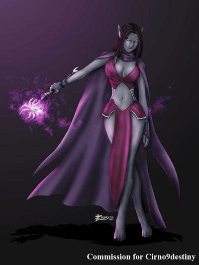 Com Drow Priestess By Whiteguardian On Deviantart