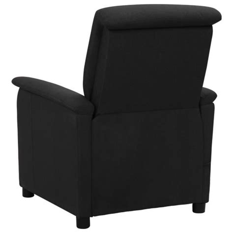 WXS Fauteuils électriques Fauteuil de massage inclinable Noir Tissu