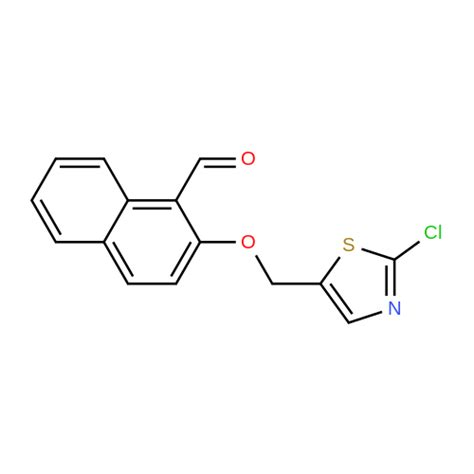 672950 02 6 2 2 Chloro 1 3 Thiazol 5 Yl Methoxy Naphthalene 1