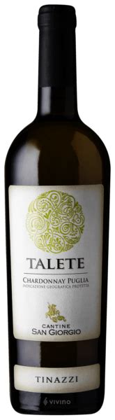 Tinazzi Cantine San Giorgio Talete Chardonnay Puglia Vivino US