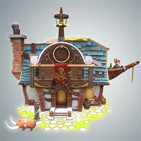 stylized pirate house max