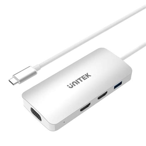 Unitek V1408a Usb C Type C To Dual Hdmi Adapter Support Hdmi20a Up