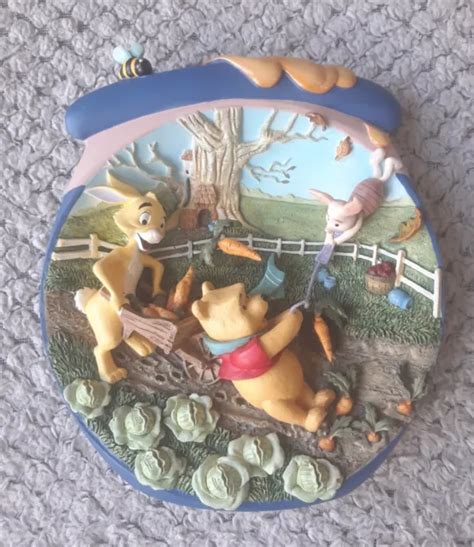 Bradford Exchange Disney Winnie The Pooh D Collectors Wall Plate Happy