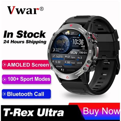 Jual T Rex Ultra Smartwatch Jam Tangan Pintar Layar Sentuh Amoled