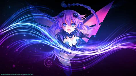 Neptunia Purple Heart Wallpaper