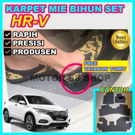 Jual Karpet Carpet Lantai Coil Mat Keset Set Mie Bihun Mobil Honda HRV