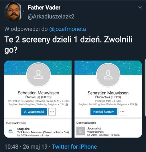 Jarek Olechowski On Twitter Pan Sebastien Meuwissen Nie Jest Ani Nie