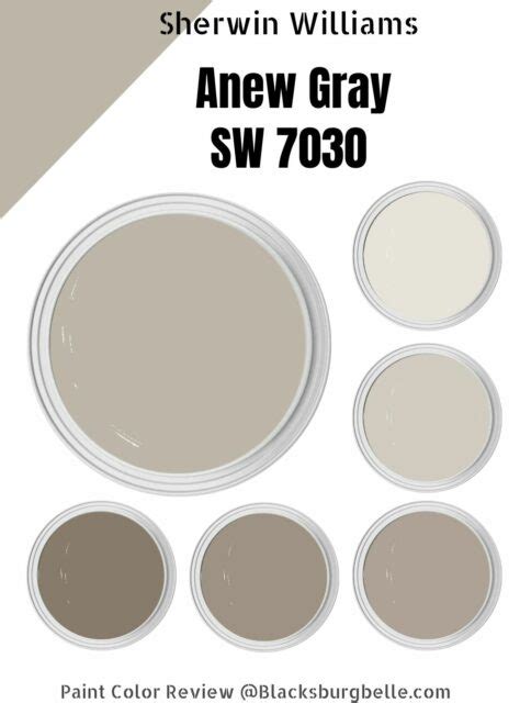 Sherwin Williams Anew Gray Palette Coordinating And Inspirations