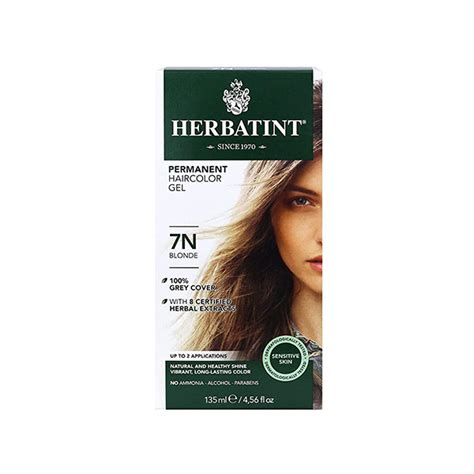 Herbatint Permanent Hair Color Gel 7N Blonde Supplements