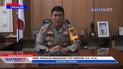 Akbp Ronaldo Maradona T P P Siregar S H S I K Youtube