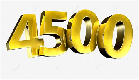 Number 4500 3d Economy, Economy, Purchase, Sell PNG Transparent Image ...