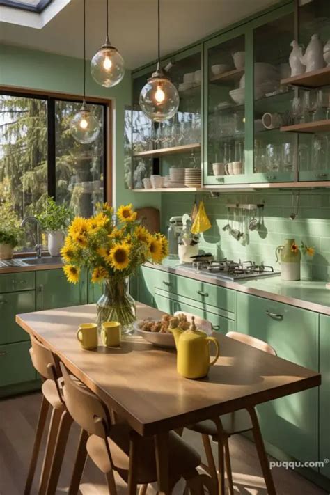 Green Kitchen Paint Ideas - Puqqu