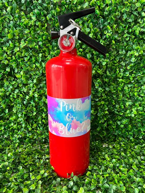 Gender Reveal Fire Extinguisher Color Blaster Etsy