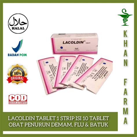 Jual Lacoldin Lakoldin Tablet Obat Untuk Demam Batuk Dan Flu Dewasa