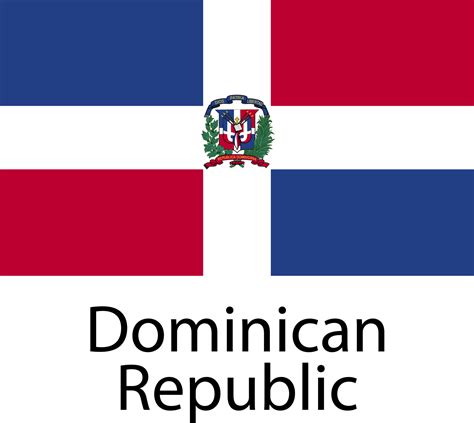 national flag icon dominican Republic 24195706 Vector Art at Vecteezy