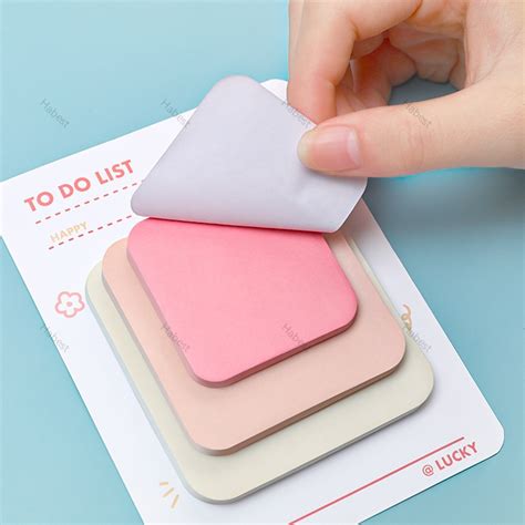 colorful post  note set memo notes index mark sticky note decorative