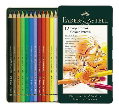 Caja De Colores Faber Castell Polychromos Unidades Mercado